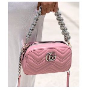Crystal shoulder strap